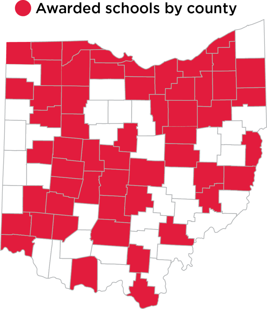 OSLN grant awarded counties