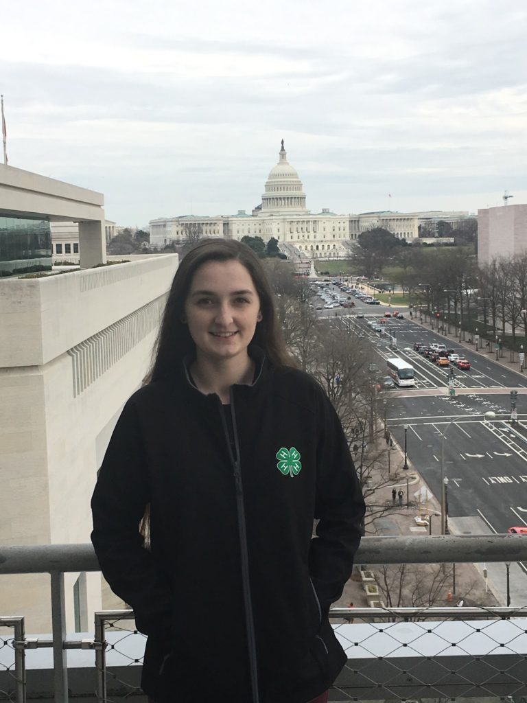 To receive the award, Ava traveled to the 4-H Legacy Awards ceremony in Washington, D.C.